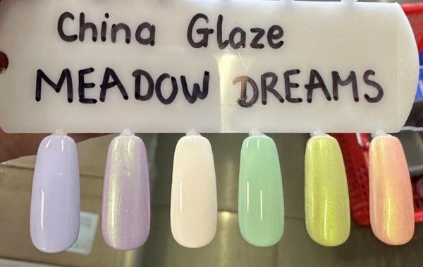 China Glaze Meadow Dreams Spring и Love & Kisses Valentines Day 2024 Collections